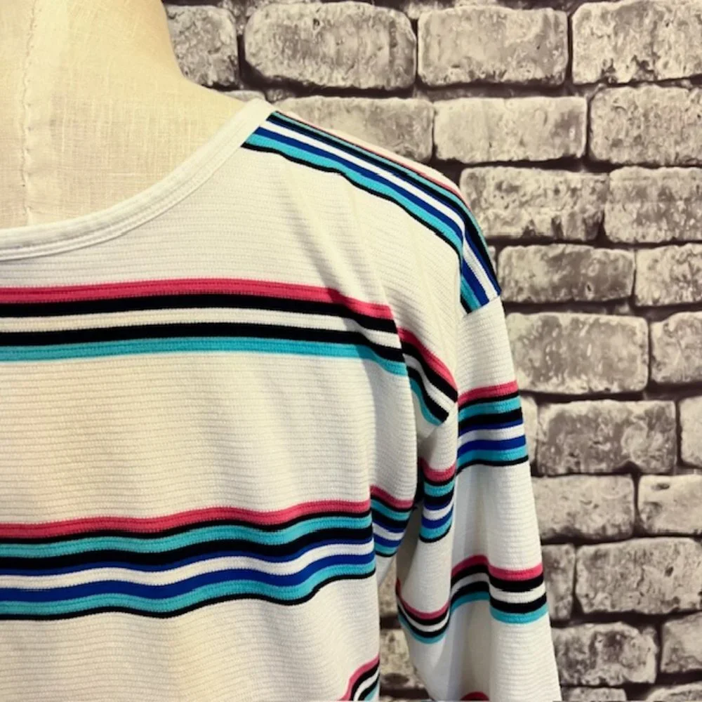 Talbots Scoop Neck 3/4 Sleeve Blouse Size Large - Picture 6 of 8